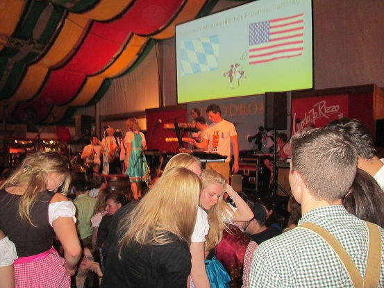 The Stage Inside Hippodrom Tent
