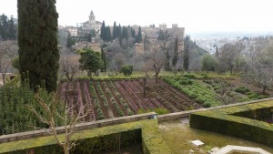 This is much of the Alhambra complex from far away. Revel in its majesty.